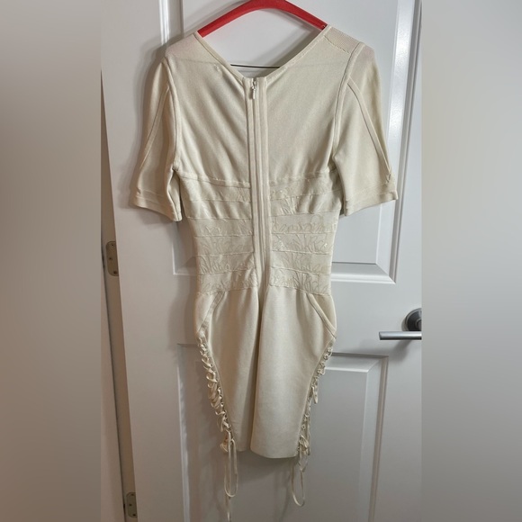 Size small Herve Leger graffiti bandage dress with corset detail - Picture 6 of 6